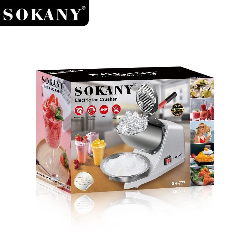 ماكينة تكسير الثلج وصنع السلاش (SOKANY)