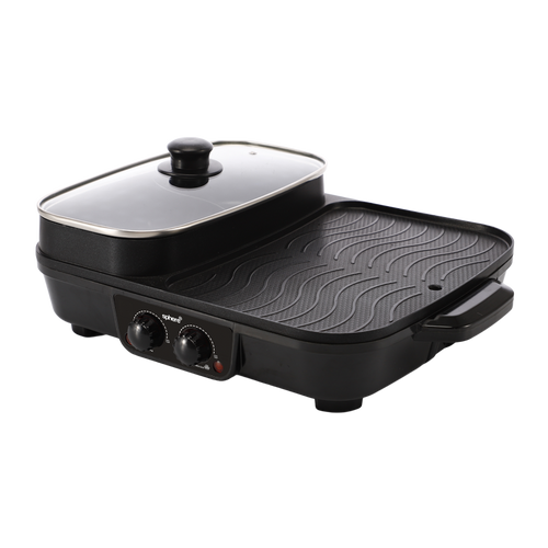 1500W electric grill with a bowl