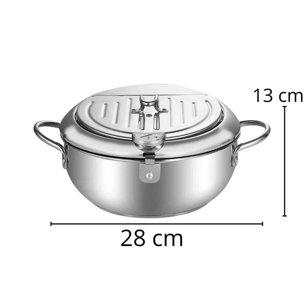 Frying Pan with Thermometer