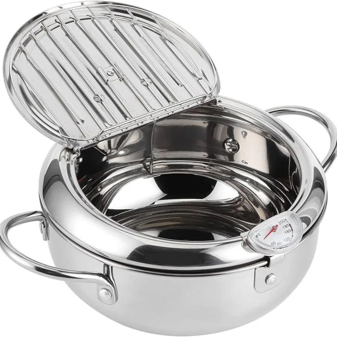 Frying Pan with Thermometer