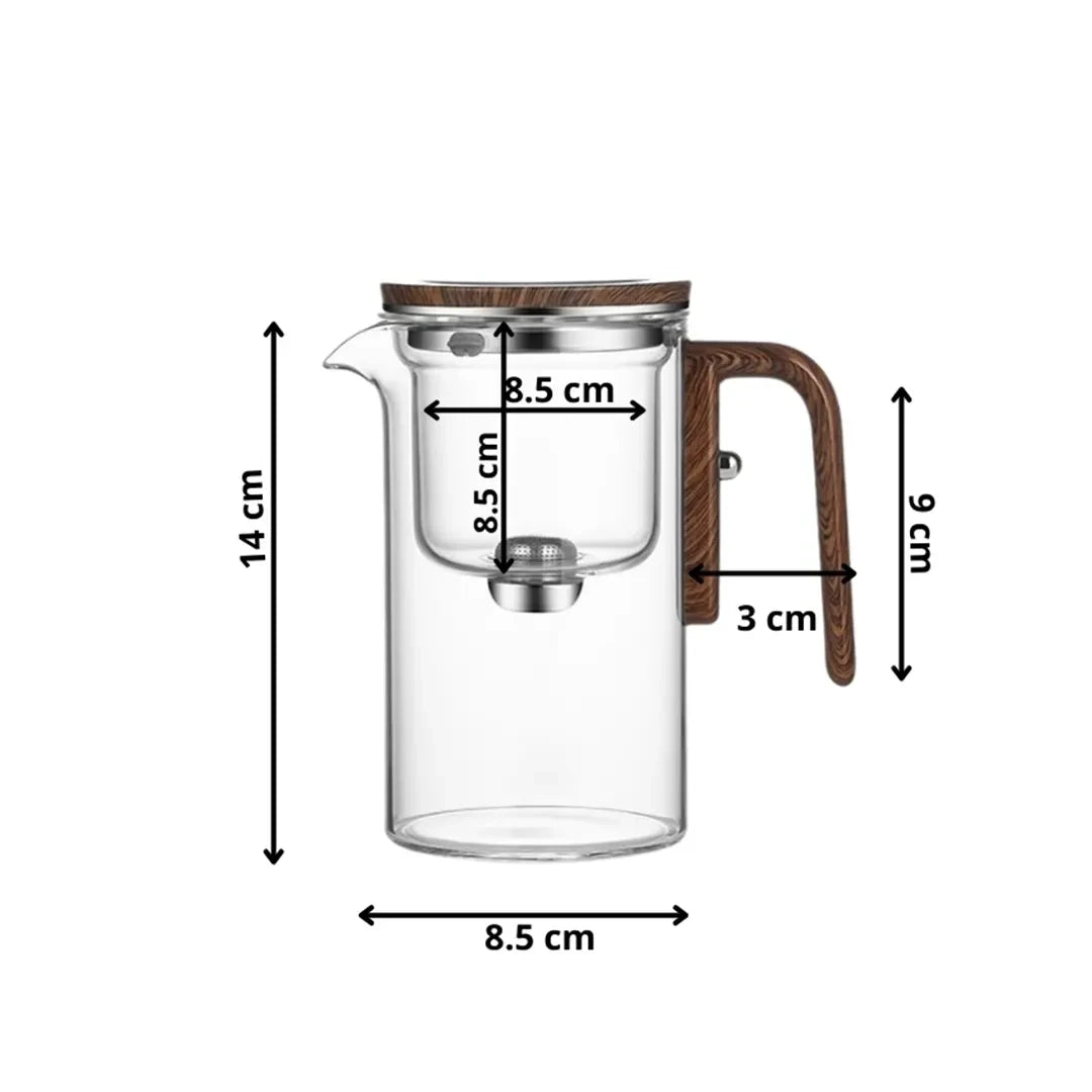 Glass teapot 720ml- 2 cups included