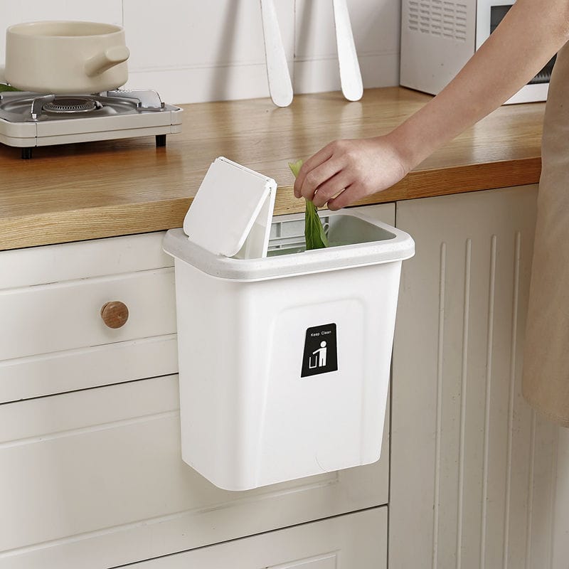 Kitchen Trash Can Wall Mounted